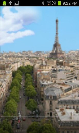 Paris Skyline Live Wallpaper截图1