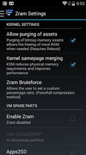 Zram Settings Free截图2