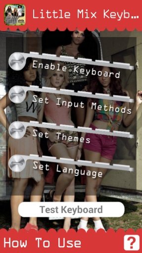 Little Mix Keyboard截图2