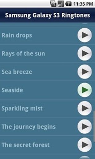 Samsung Galaxy S3 Ringtones截图1