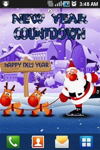 New Year Santa Live wallpaper截图2