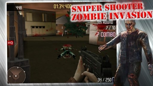 Sniper shooter-Zombie Invasion截图2