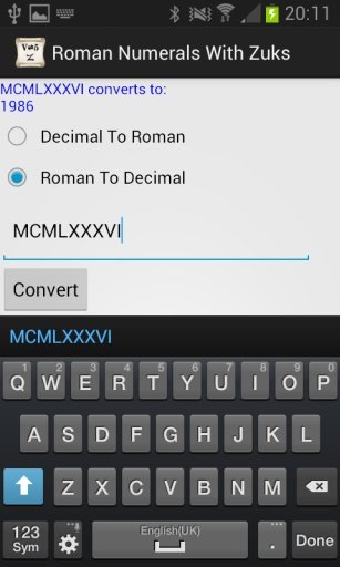 Roman Numerals With Zuks截图3