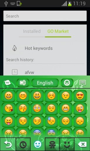 绿色自然键盘截图9