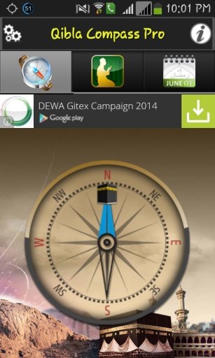 Prayer time and Compass Pro截图1