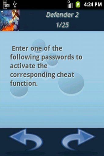 Game Cheats and Instructions截图4