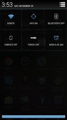 Black 'n Blue CM10 Theme Free截图2