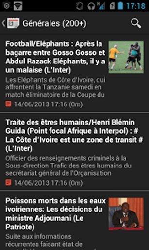 Abidjan News (Actus et Vid&eacute;os)截图2