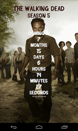 Walking Dead Season Countdown截图2