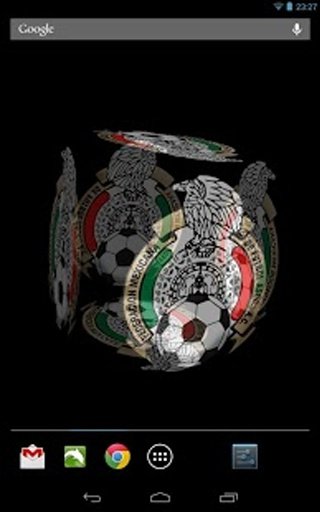 3D Mexico Football LWP截图5