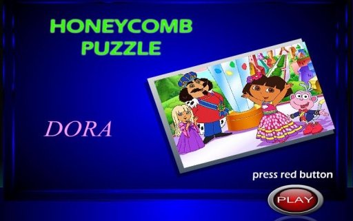 Dora Honeycomb Puzzle Game截图2