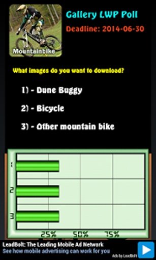 Mountain Bike Game LWP截图1