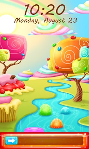 Candy Land Lock Screen截图10