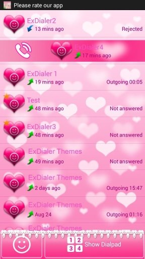 ExDialer粉红色的心截图3