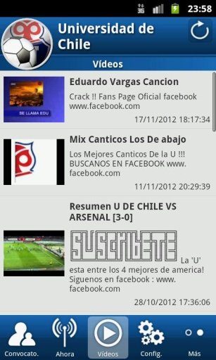 Universidad de Chile For Fans截图4