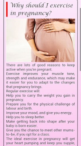 Pregnancy Exercises截图5