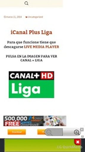 iGOL TV - iCanal+ Liga截图2