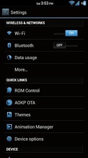 Black 'n Blue CM10 Theme Free截图10