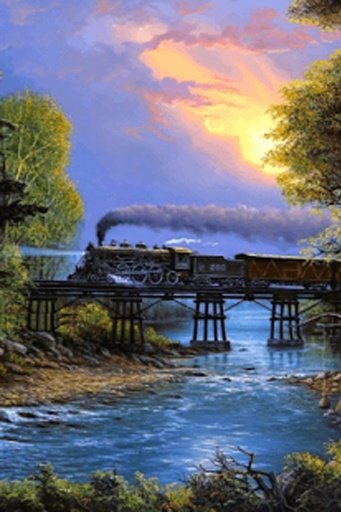 Smoking Train Live Wallpaper截图2