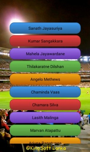 Sri Lanka Cricketers Book截图2