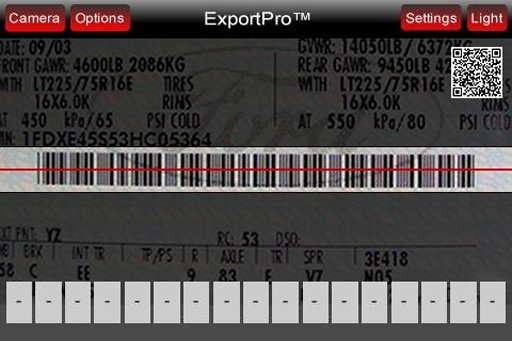 VIN Scanner CloudCam ExportPro截图3