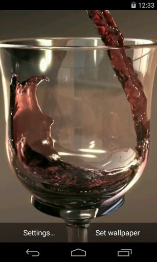 Glass of Wine Video LWP截图3