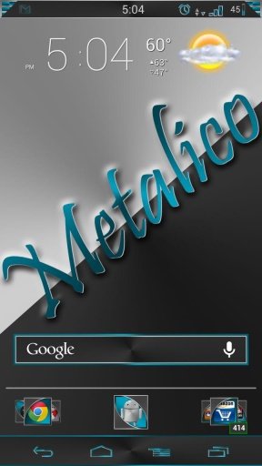 CM / AOKP Azuro Metalico Free截图6