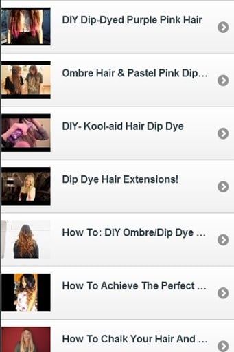 How to dip dye Hair Video截图5