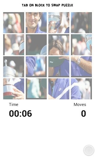 Roger Federer Puzzle Game截图7