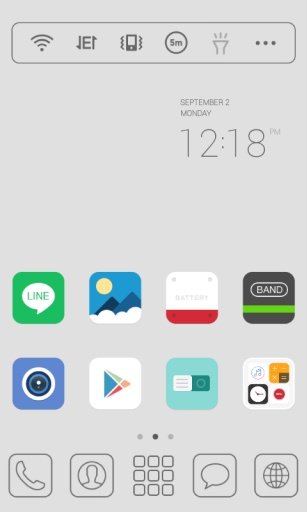 Ultra light dodol theme - iOS7截图4