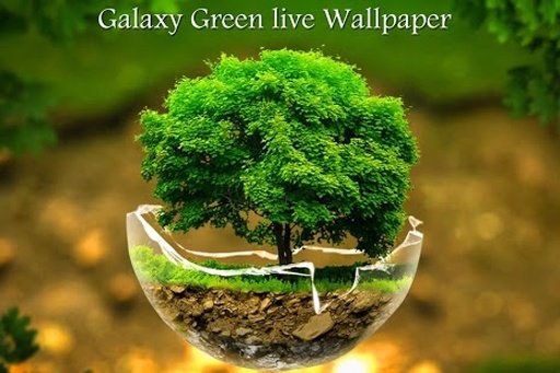 Galaxy Green Wallpaper截图8