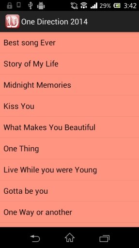 One Direction Ringtones 2014截图1