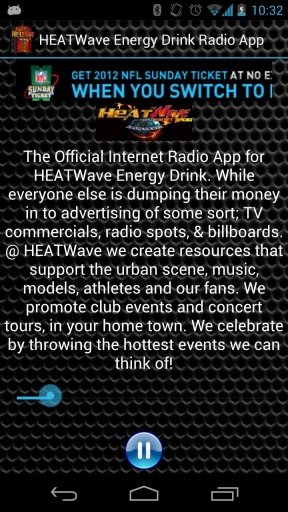 HEATWave Energy Drink Radio Ap截图1