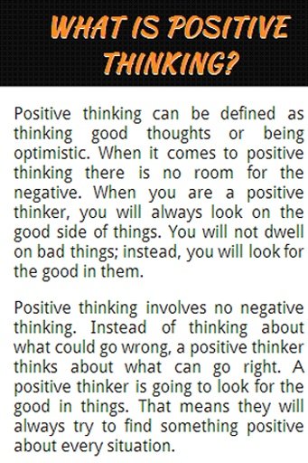 Positive Thinking Secrets截图9