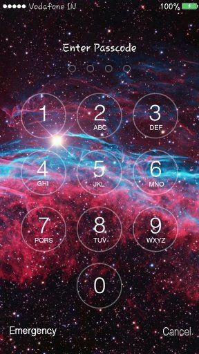 Galaxy Space Lockscreen截图5