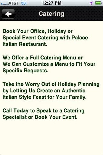 Palace Italian Restaurant截图4