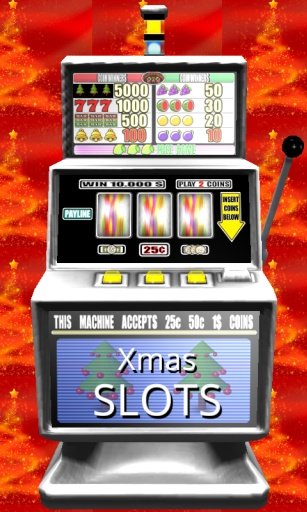 3D Xmas Slots - Free截图3