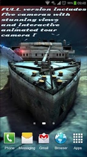 Titanic 3D Free live wallpaper截图1