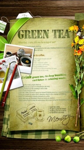 Green Tea Photoframe LWP截图3