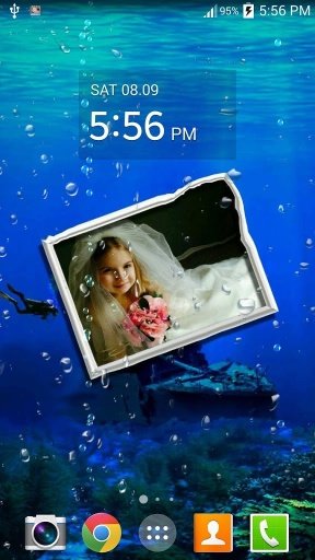 Photo In Water Live Wallpaper截图1