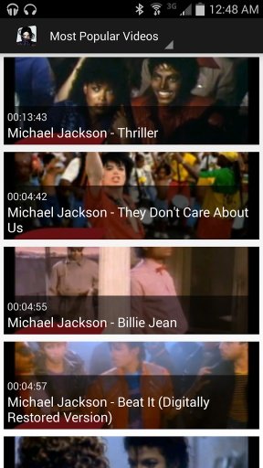 Michael Jackson Music Videos截图1