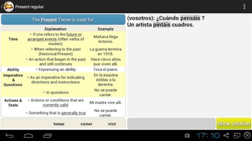 Spanish Grammar Learning Free截图7