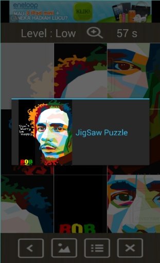 Bob Marley Puzzle Game HD截图7