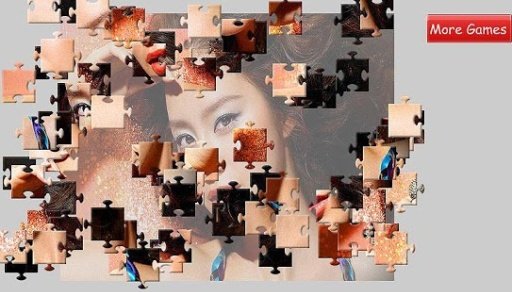 Kim Tae Hee Jigsaw Puzzle Game截图1