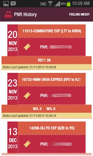 Go PNR Status Tracker截图6