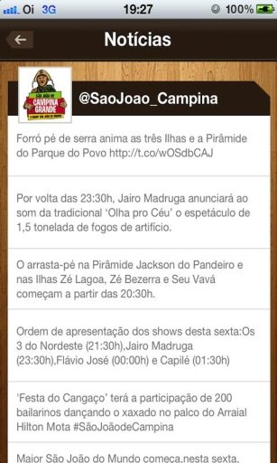 S&atilde;o Jo&atilde;o Campina Grande 2012截图4