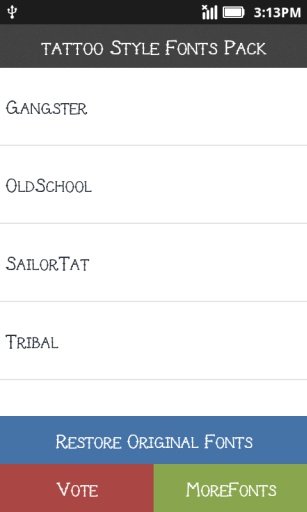 纹身字体包免费截图2