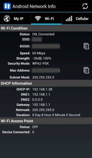 Android Network Info截图2
