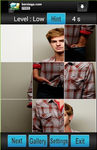 Andrew Garfield - Puzzle Game截图7