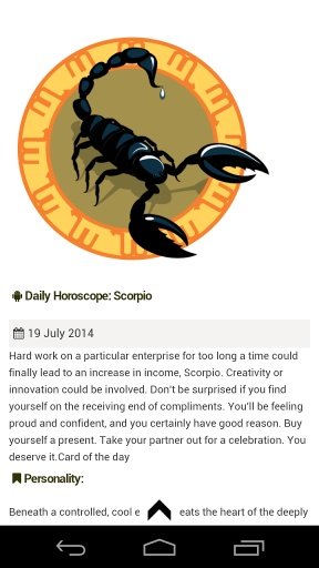 Daily Horoscopes Scorpio截图3